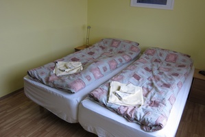 Beds at Kirkjubol Guesthouse